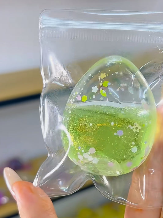 Egg Glitter Wonderland Squishy Fidget Toy