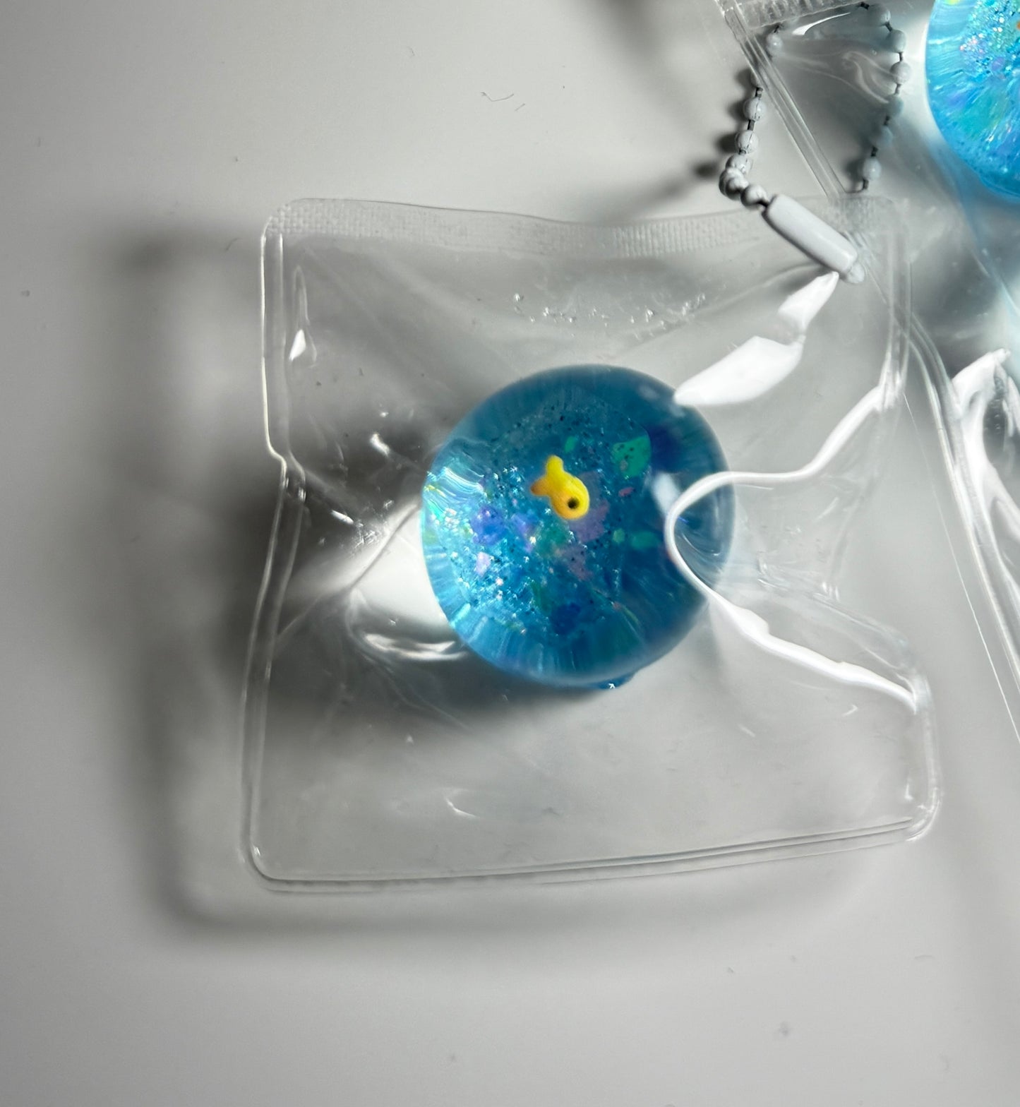 Little Fish Squishy Ball Keychain Fidget Toy