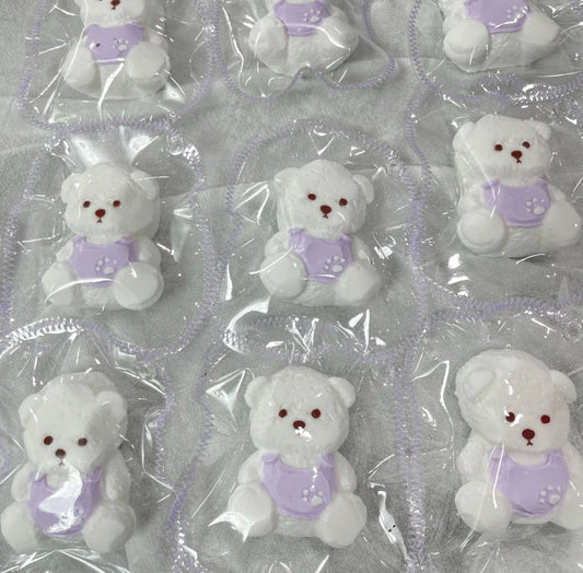 Bib Teddy Bear Taba Squishy Fidget Toy