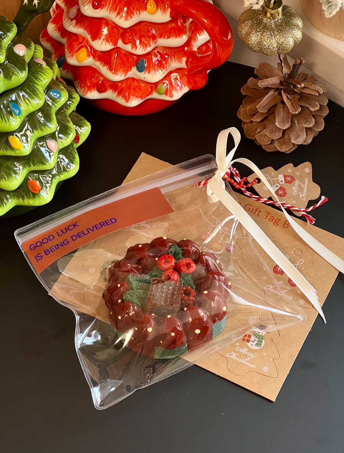 Christmas Round Cake Taba Squishy Fidget Toy(Limited Holiday Item)