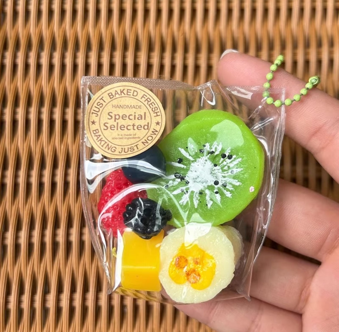 Little Fruit Squishy KeyChain Fidget Toy