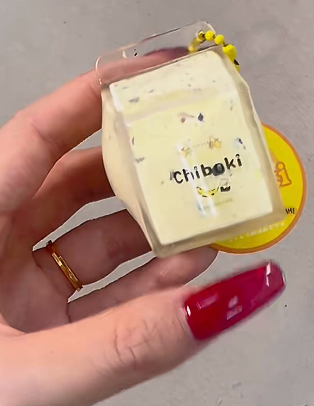Small Milk Carton Bottle Fidget Toy