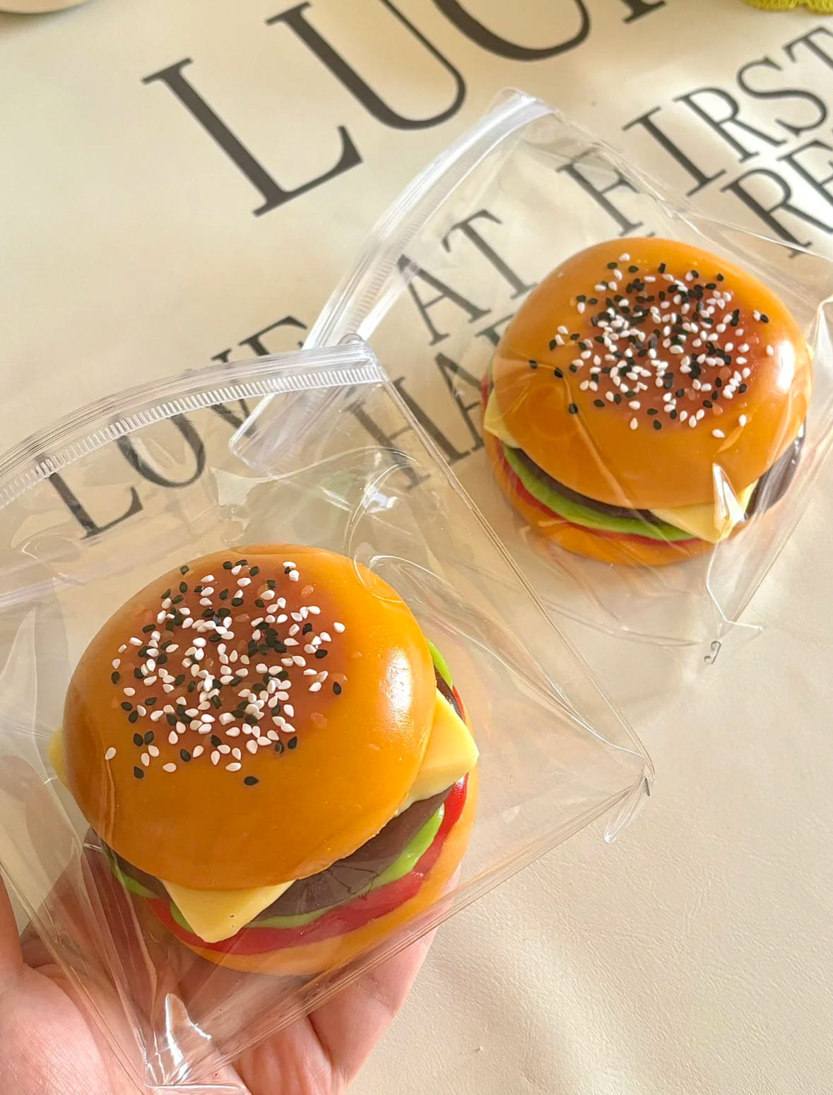 Hamburger 6 Layers Squishy Fidget Toy