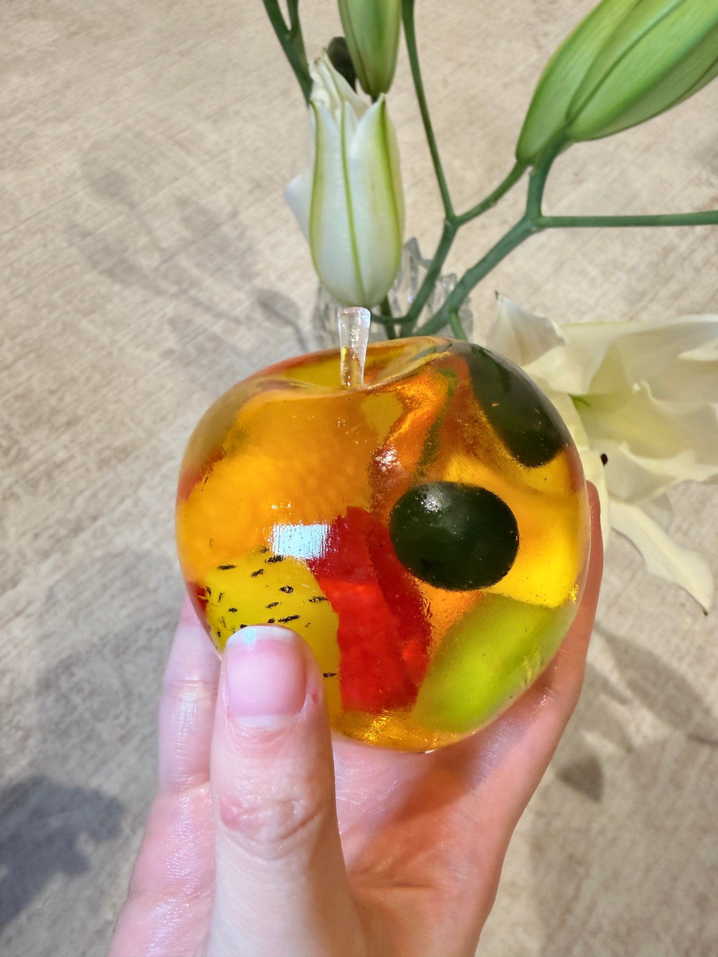 Mix Fruit Apple (Zero bounce-back) Squishy Fidget Toy