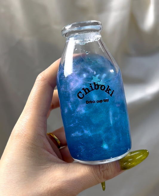 Galaxy(Galaxy Burst) + Hinatsu Bottle Squishy Fidget Toy