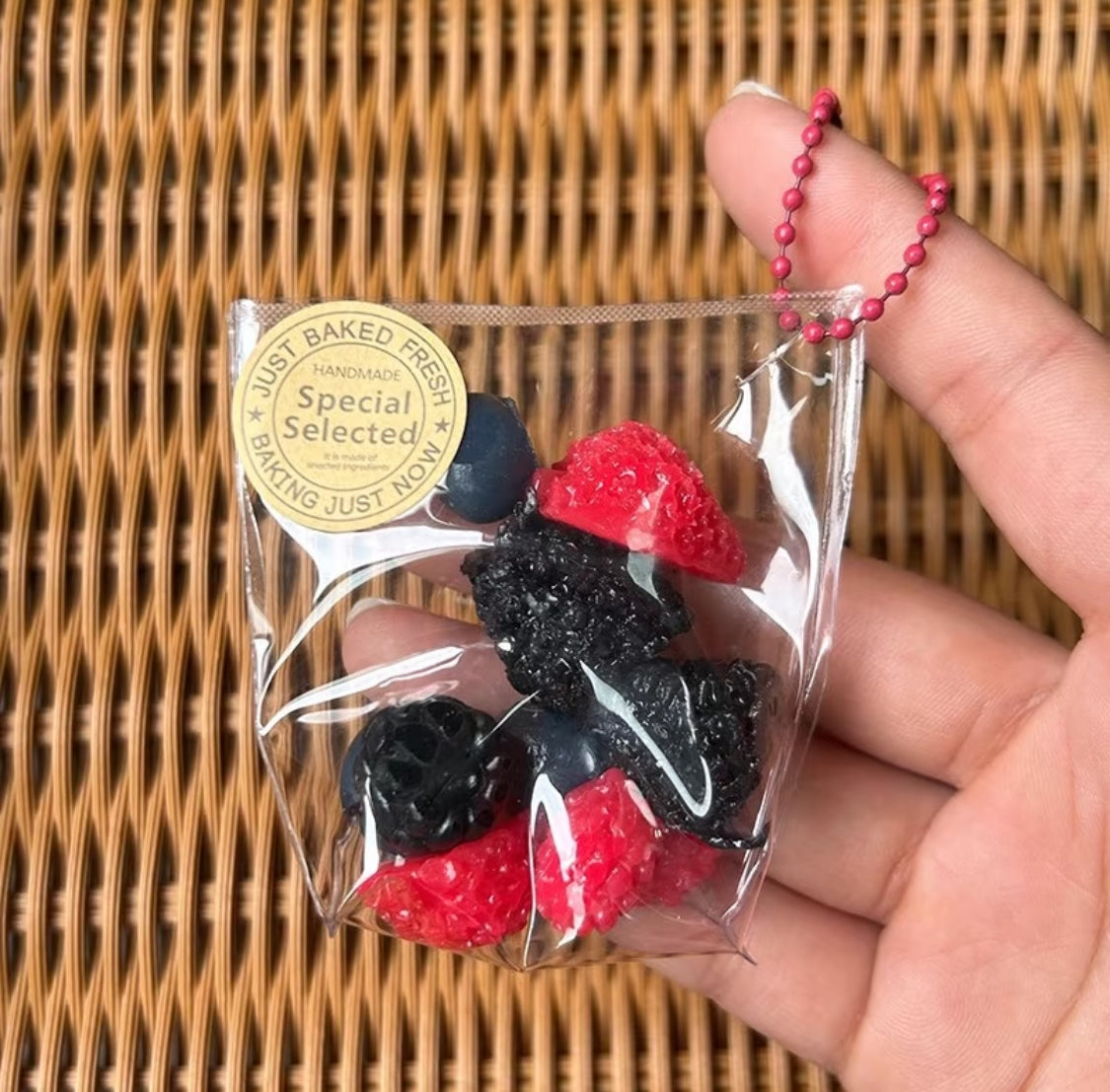Little Fruit Squishy KeyChain Fidget Toy
