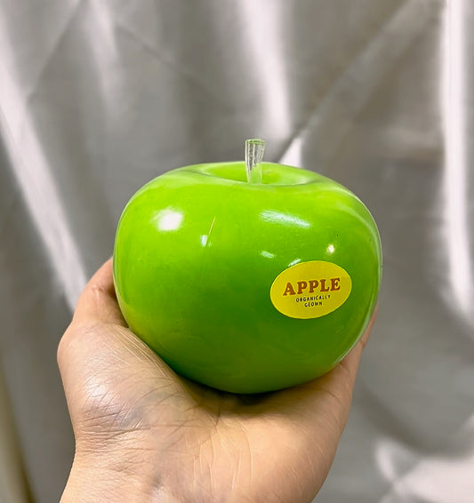 Green Solid Apple Squishy Fidget Toy(Zero bounce-back)