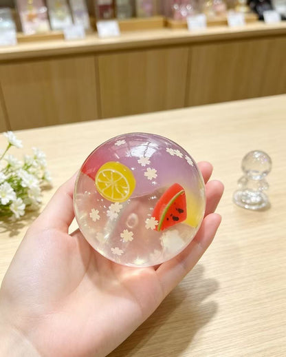 Fruit Coconut Oil Squishy Fidget Toy(Random Fruit)