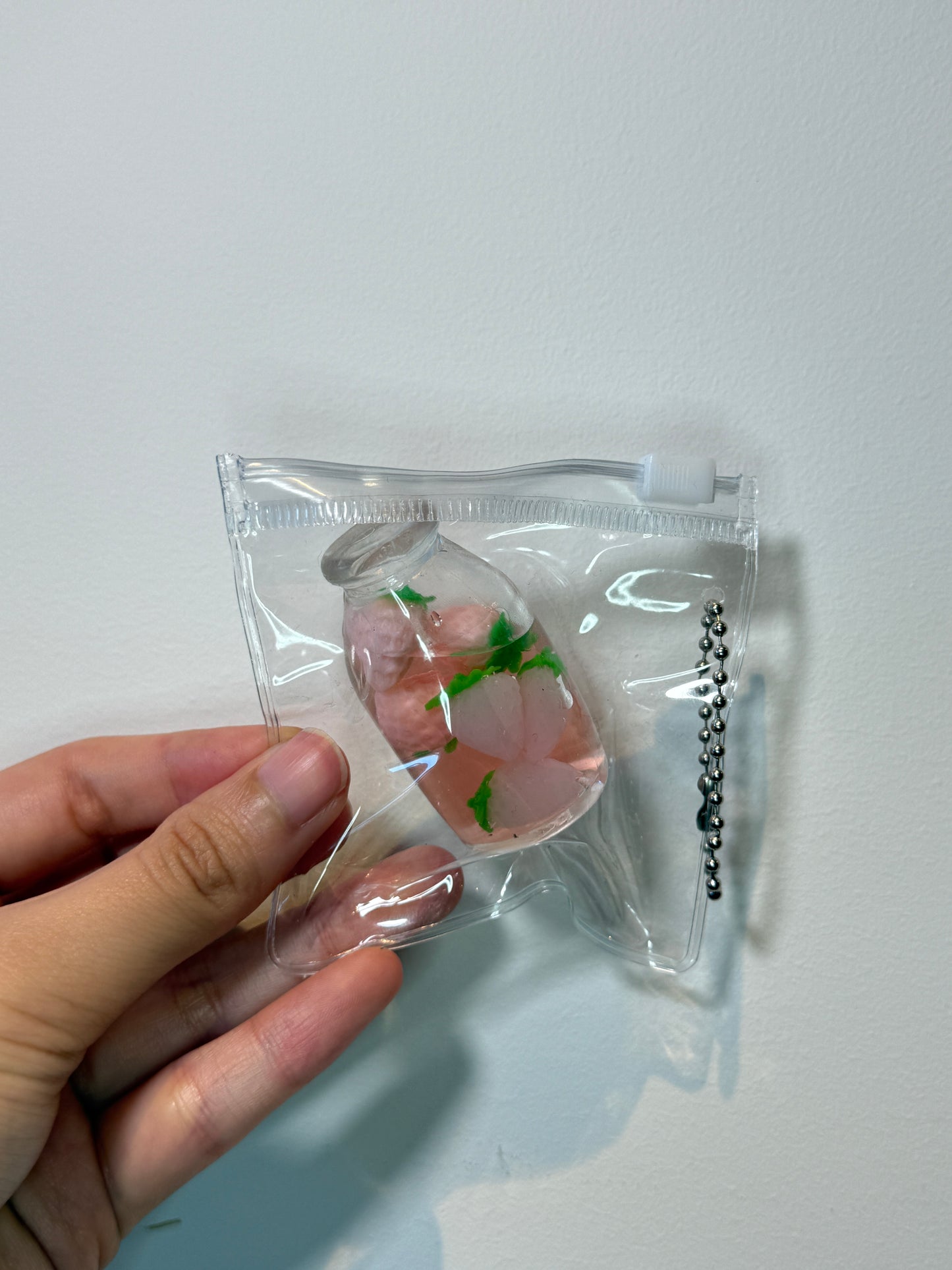 Mini Squishy Bottle KeyChain Sensory Bottle Fidget Toy