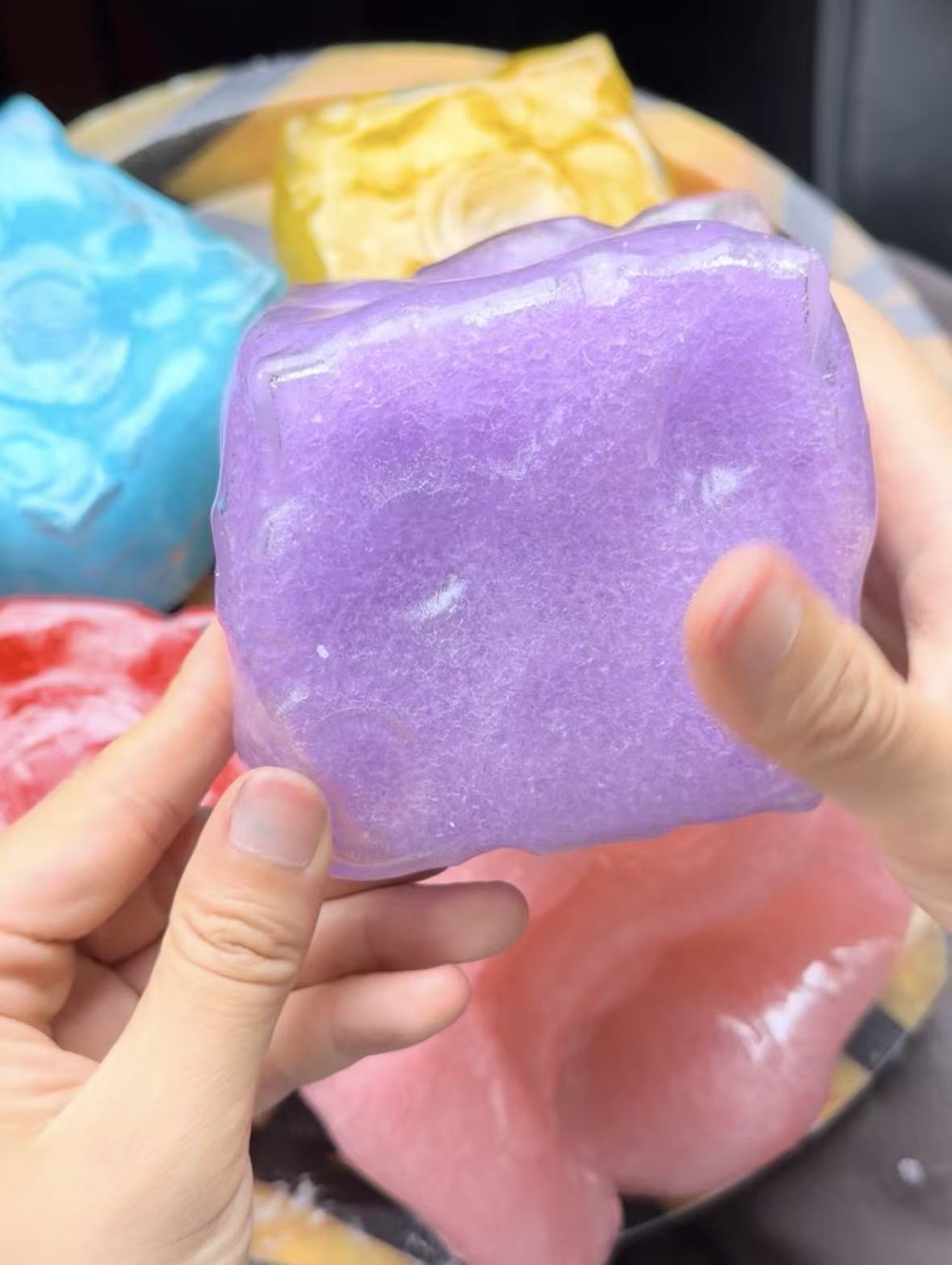 Slushy Cheese Squishy  (Zero bounce-back) Squish Fidget Toy