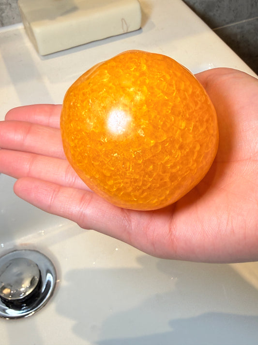 Juicy Orange Beaded Ball (Zero bounce-back) Squishy Fidget Toy
