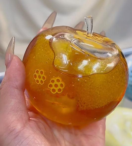 Honey Comb Apple Squishy Fidget Toy