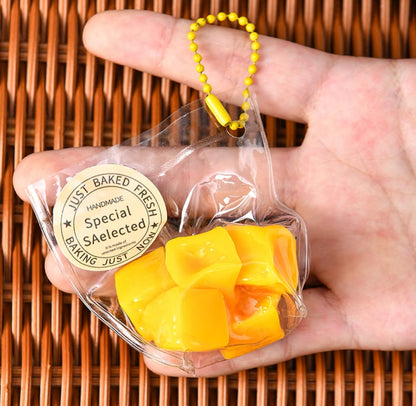 Little Fruit Squishy KeyChain Fidget Toy