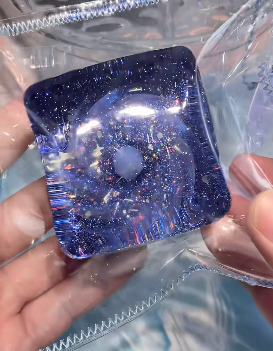 Galaxy Spiral Cube Fidget Toy