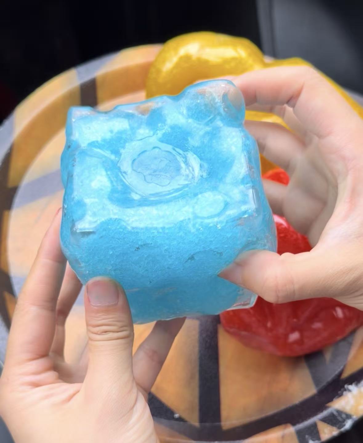 Slushy Cheese Squishy  (Zero bounce-back) Squish Fidget Toy