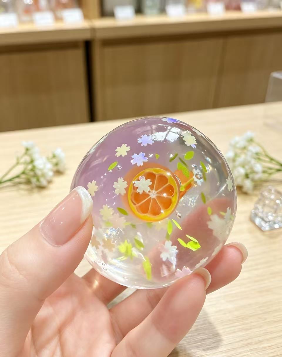 Fruit Coconut Oil Squishy Fidget Toy(Random Fruit)