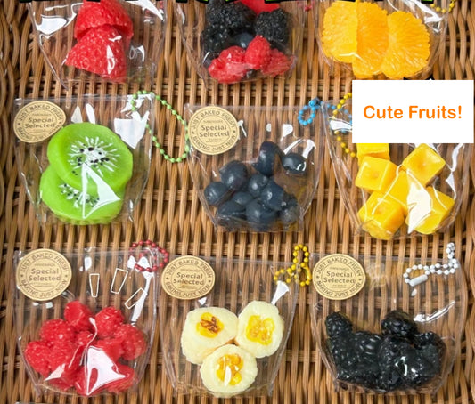 Little Fruit Squishy KeyChain Fidget Toy