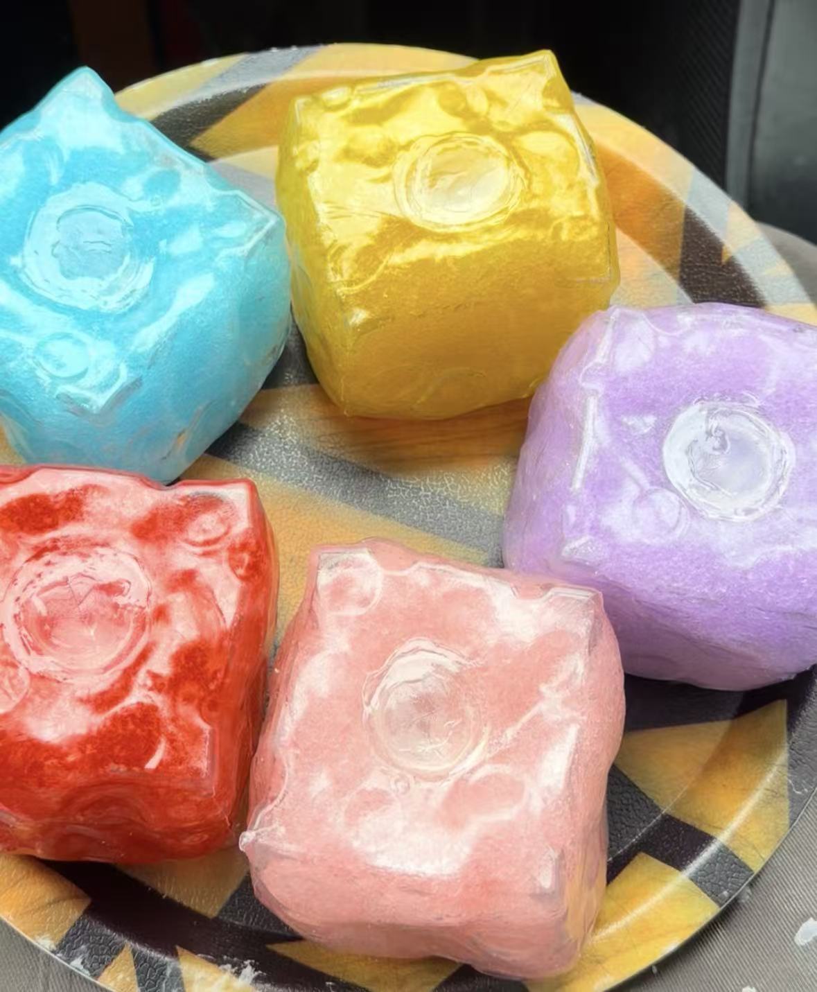 Slushy Cheese Squishy  (Zero bounce-back) Squish Fidget Toy