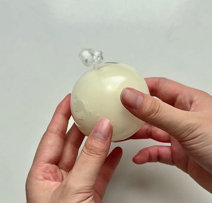 Yellow Cracking Wax ball Squishy Fidget Toy(Can’t Guarantee Perfect Uncracked Delivery)