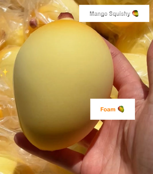 Mango Foam Slow Rebound Squishy Fidget Toy