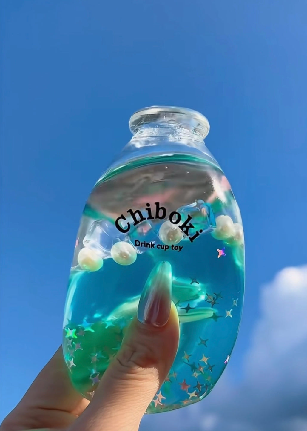 Ocean Squishy Bottle Fidget Toy