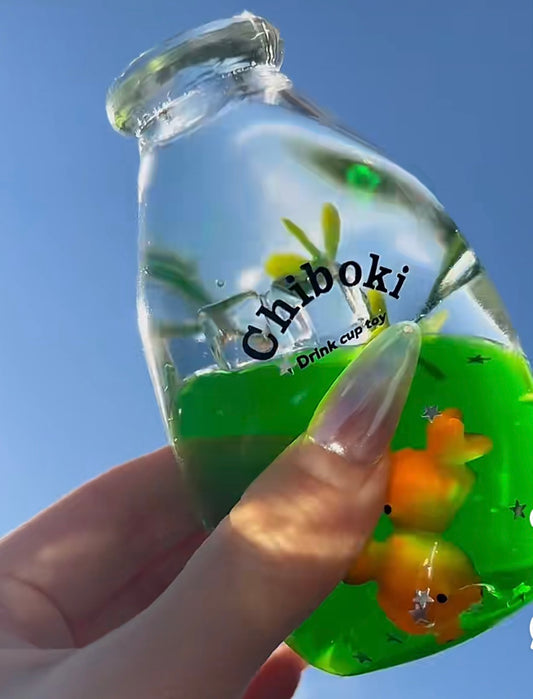 Spring Goldfish Squishy Bottle Fidget Toy