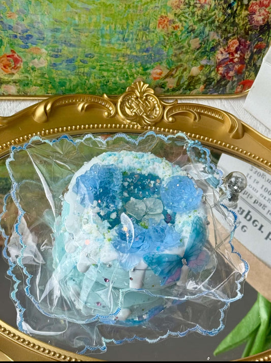 Blue Crystal Wishing Well Squishy Fidget Toy