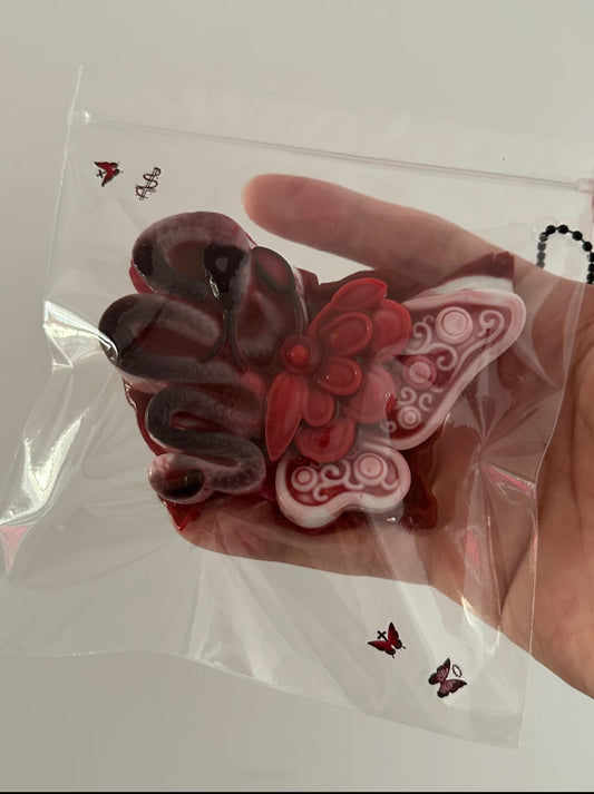 Haunted Butterfly Halloween Squishy Fidget Toy