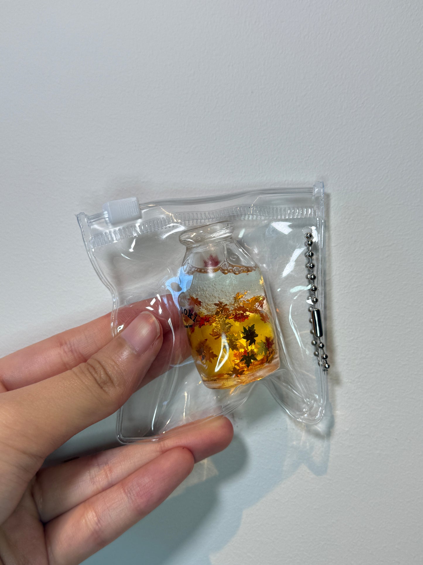 Mini Squishy Bottle KeyChain Sensory Bottle Fidget Toy