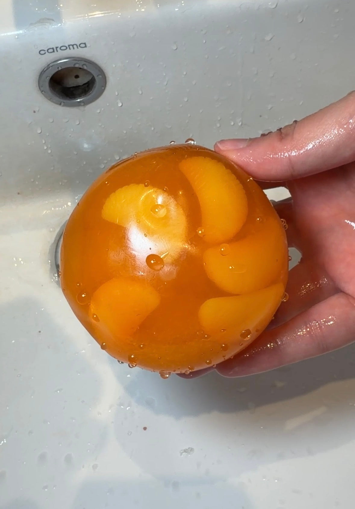 Mandarin Slushie Ball (Zero bounce-back) Squishy Fidget Toy