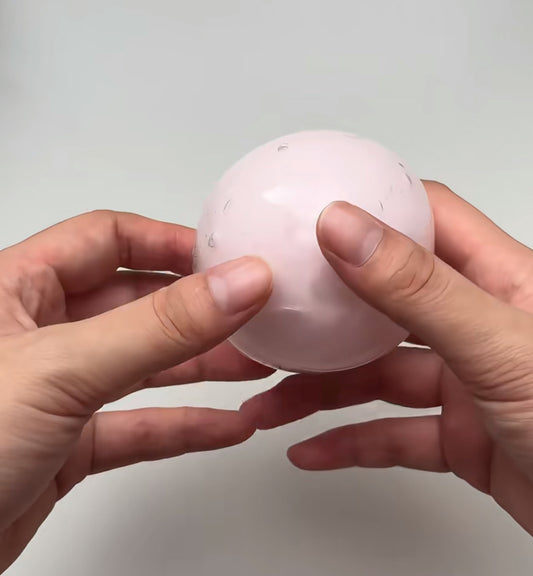 Pink Crackling ball Squishy Fidget Toy(Can’t Guarantee Perfect Uncracked Delivery)