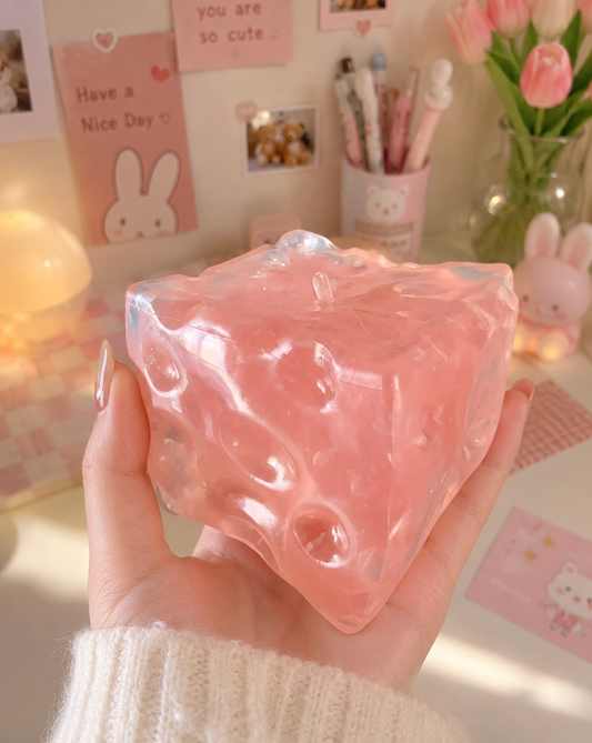 Glacial Cheese Squishy Fill (Zero bounce-back) Squish Fidget Toy