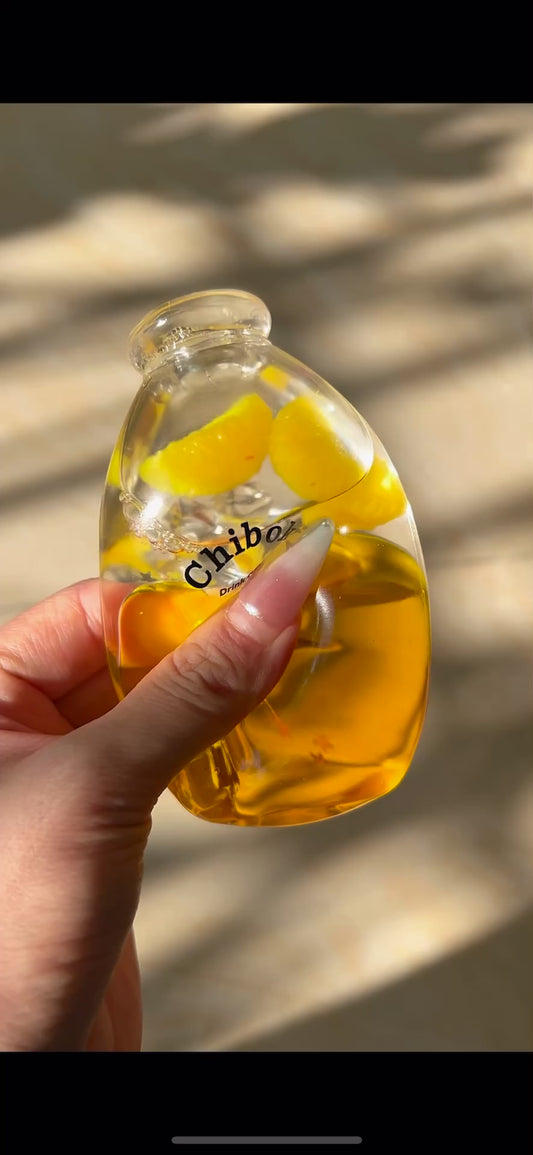 Mandarin Squishy Bottle Fidget Toy