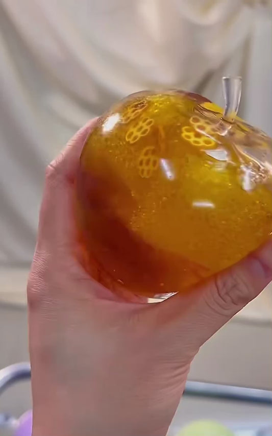 Honey Comb Apple Squishy Fidget Toy