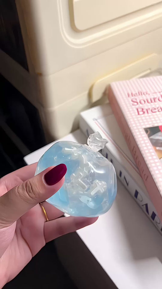 Crystal Heart Blessing ball(Zero-Bounce Back) Squishy Fidget Toy