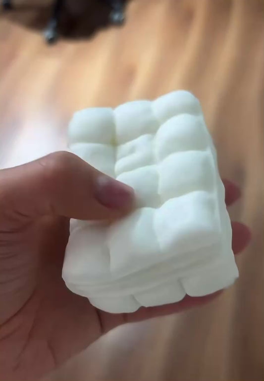 Large Food Silicone Cube Taba Squishy Fidget Toy