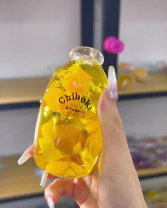 Mango Squishy Bottle Fidget Toy