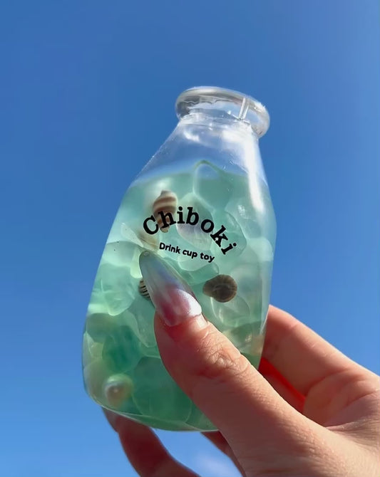 Ocean Shell Squishy Bottle Fidget Toy