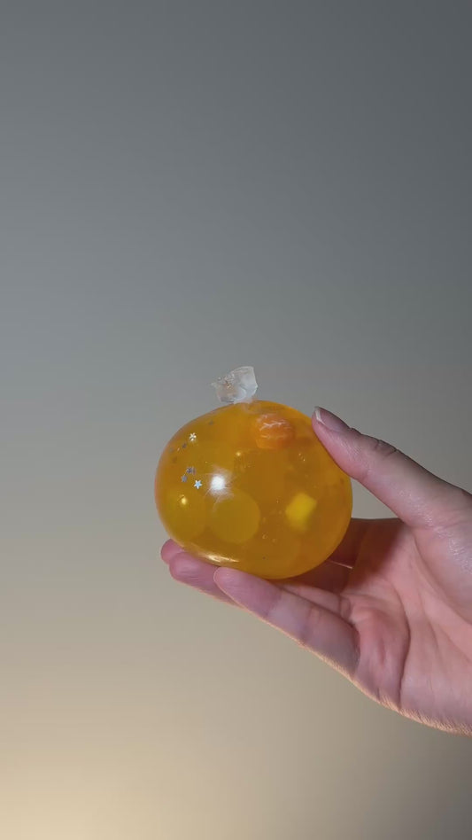 Orange Crystal ball Squishy Fidget Toy