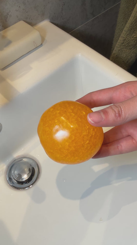 Juicy Orange Beaded Ball (Zero bounce-back) Squishy Fidget Toy