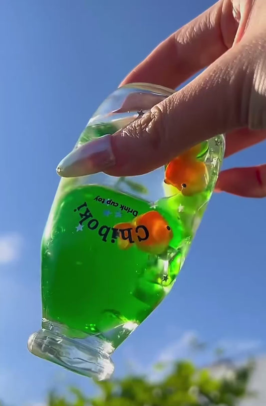 Spring Goldfish Squishy Bottle Fidget Toy