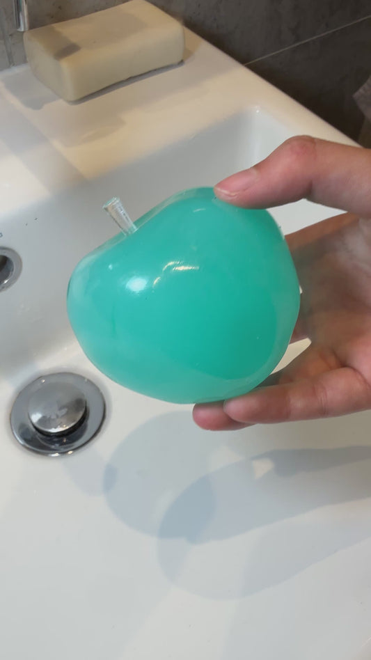 Aqua Apple Solid Fill (Zero bounce-back) Squish Fidget Toy