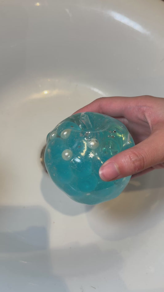 Blue Ocean Crystal Ball Apple (Zero bounce-back) Squishy Fidget Toy