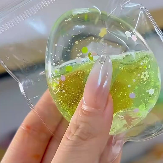Egg Glitter Wonderland Squishy Fidget Toy