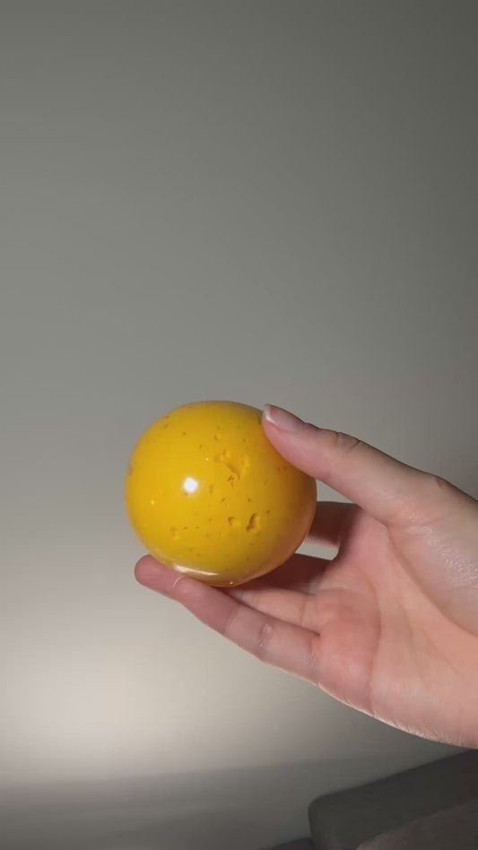 Orange Marshmallow Ball(Zero- Bounce Back) Squishy Fidget Toy