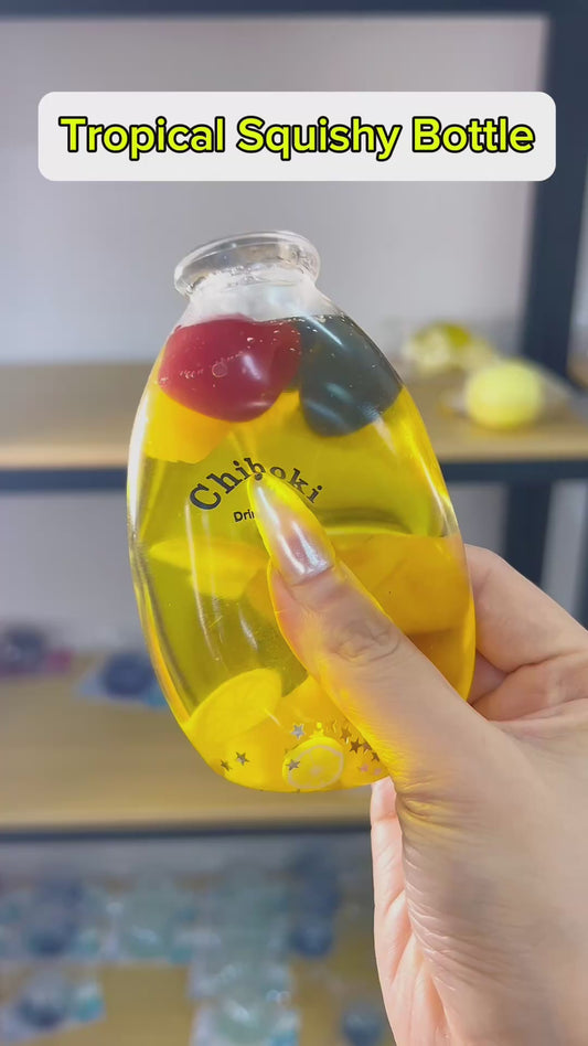 Mix Fruit Squishy Bottle Fidget Toy