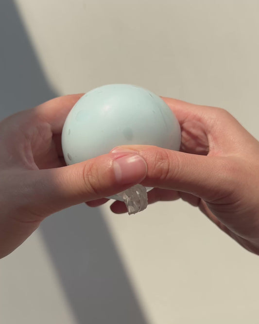Blue Cracking Wax ball Squishy Fidget Toy(Can’t Guarantee Perfect Uncracked Delivery)